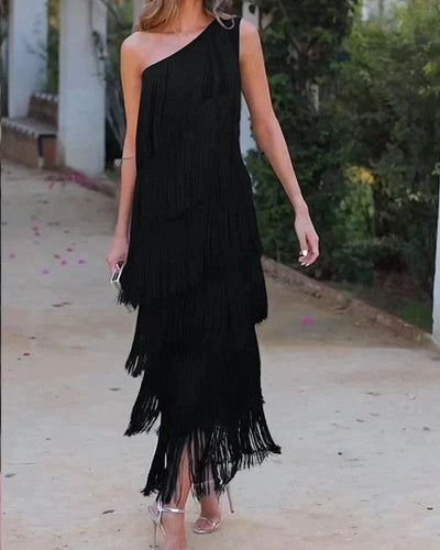 Lauren - Fringed dress