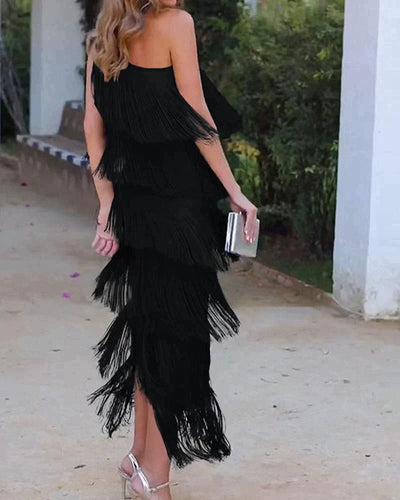 Lauren - Fringed dress