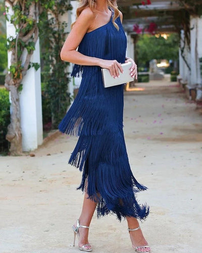 Lauren - Fringed dress