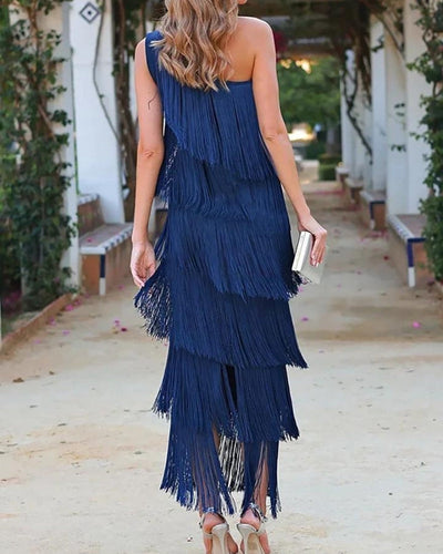 Lauren - Fringed dress