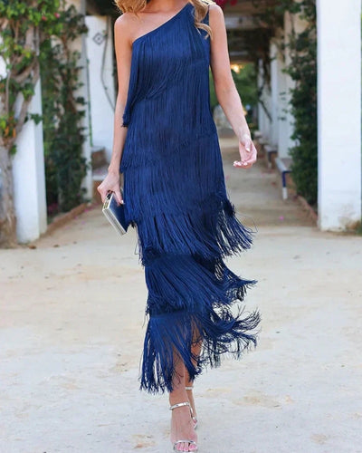 Lauren - Fringed dress
