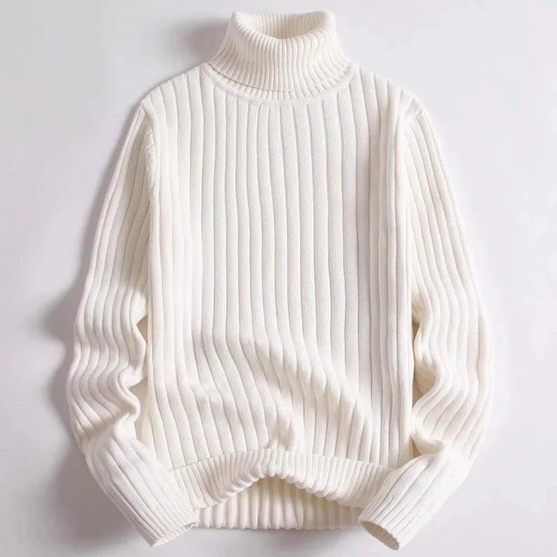 Modélia™  Erik – RIBBED KNIT TURTLENECK SWEATER