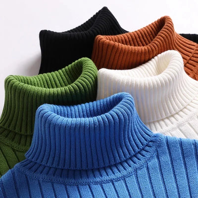 Modélia™  Erik – RIBBED KNIT TURTLENECK SWEATER