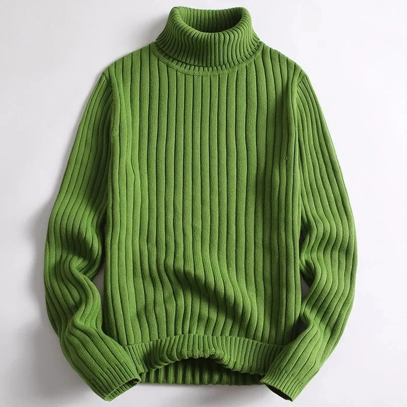 Modélia™  Erik – RIBBED KNIT TURTLENECK SWEATER