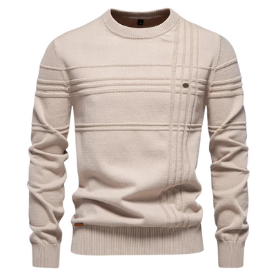 Modélia™ Thijmen | Men's Sweater with Checkered Design